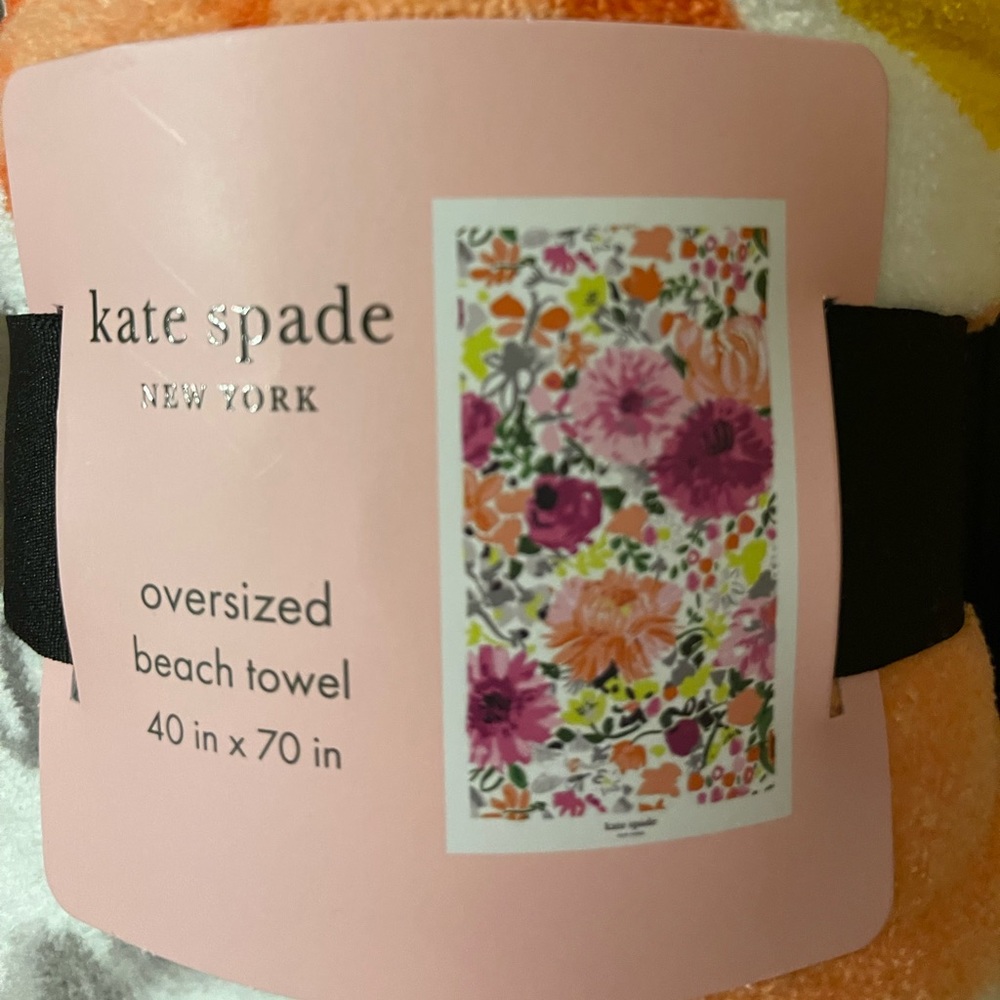 NEW KATE SPADE OVERSIZED BEACH TOWEL!